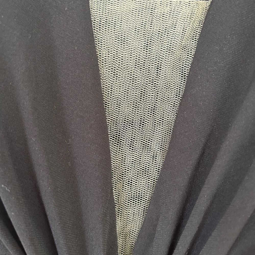 Johnathan Kayne Black Dress with Neon Beading Sz 10 - Picture 3 of 8